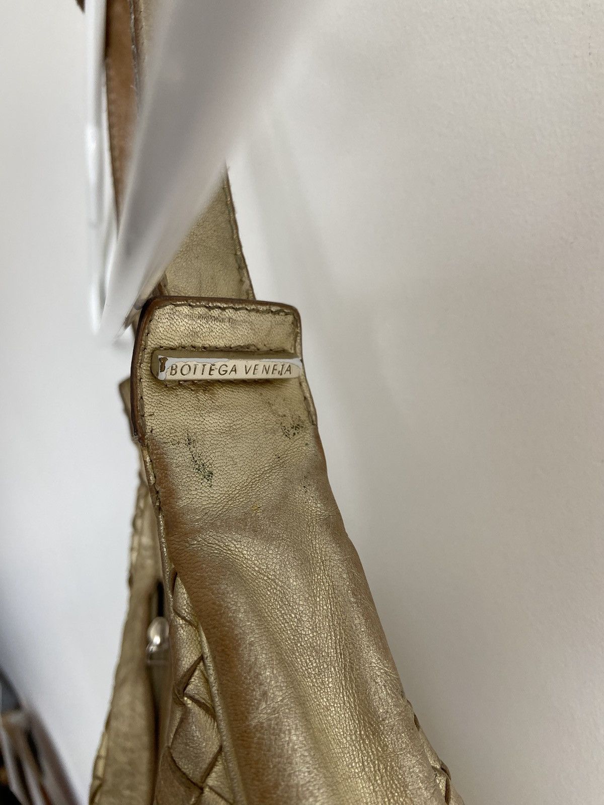 Bottega Veneta Bottega Veneta Gold Intrecciato Hobo Bag Size ONE SIZE - 6 Thumbnail