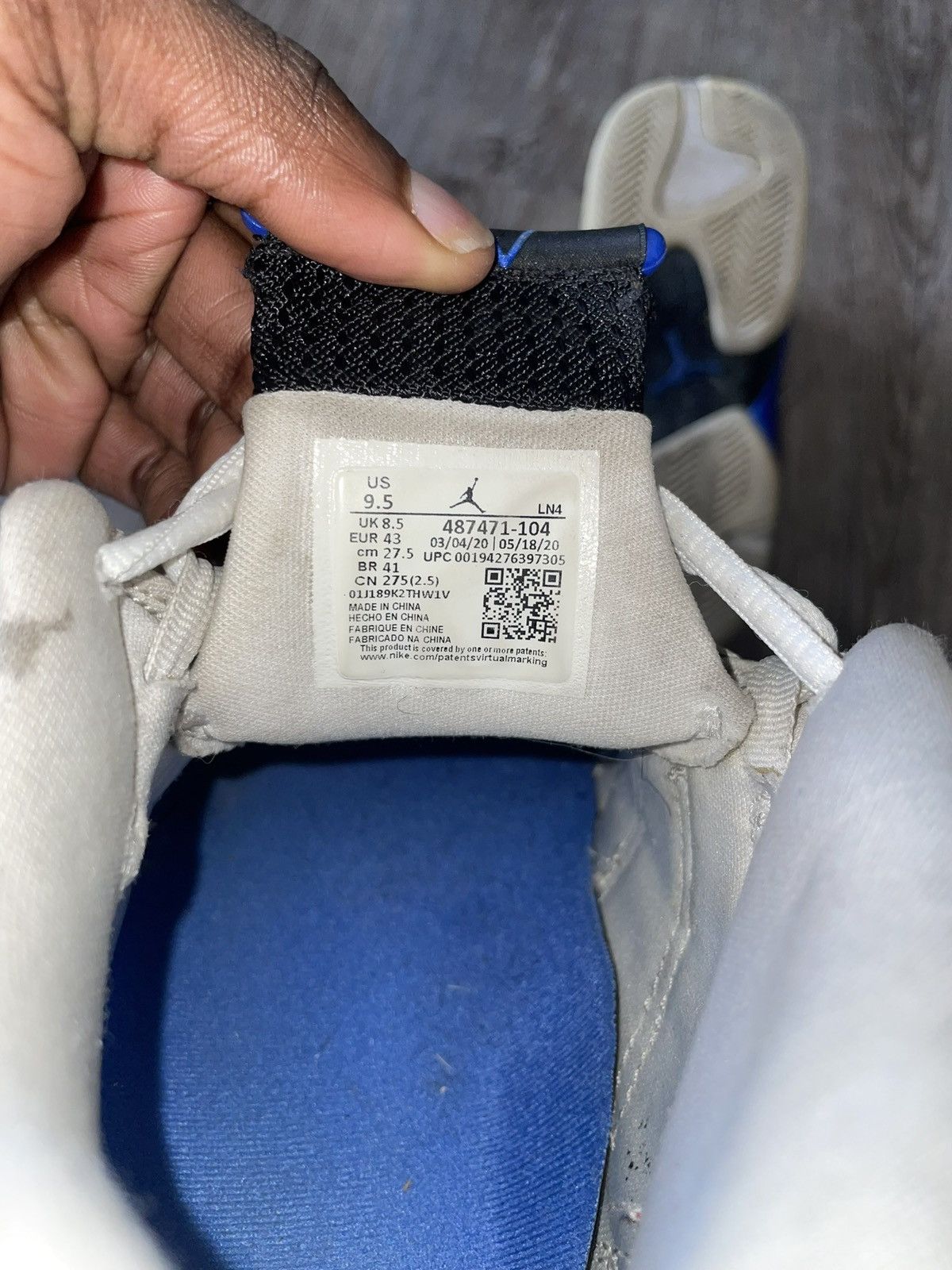 Jordan Brand AIR JORDAN 14 “Hyper Royal” Size US 9.5 / EU 42-43 - 9 Thumbnail
