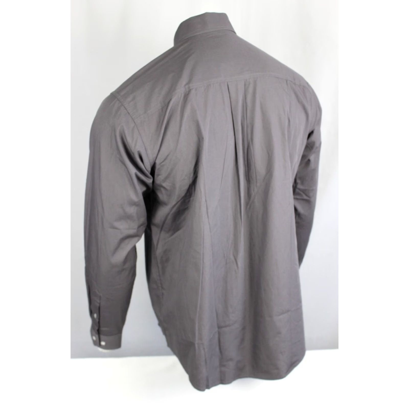 Vintage Cinch Men's Western Button Shirt Solid Long Sleeve S Small Gray MTW1104238 Size US S / EU 44-46 / 1 - 2 Thumbnail