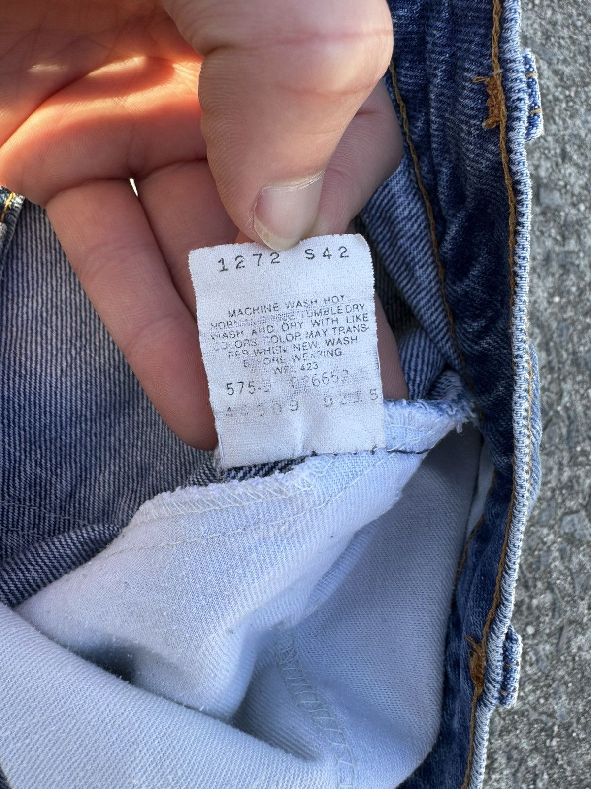 Levi's Vintage Levi’s 1990s orange tab 505 Size US 34 / EU 50 - 9 Thumbnail