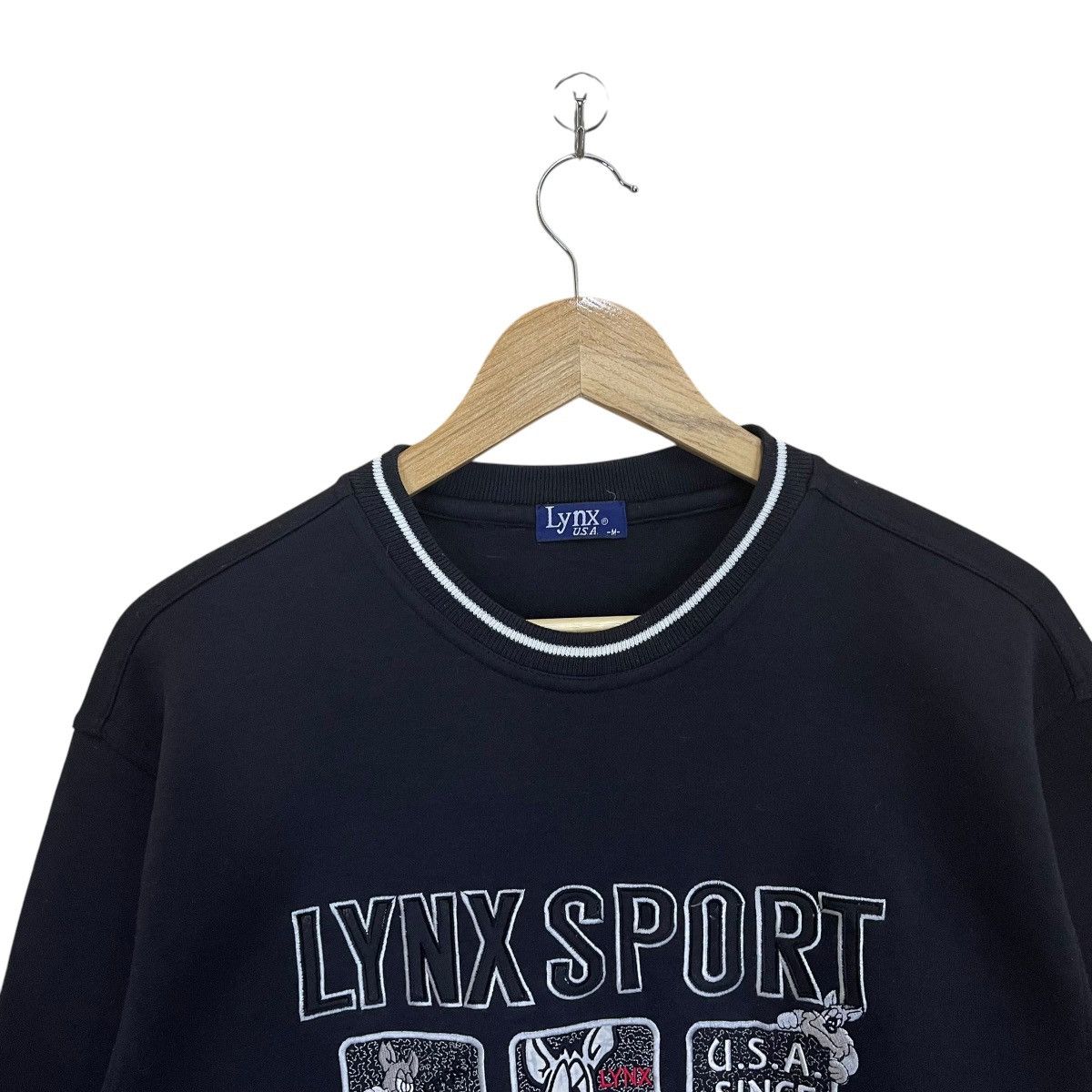 Japanese Brand Vintage 90s LYNX Sports Big Logo Crewneck Sweatshirt Size US M / EU 48-50 / 2 - 4 Thumbnail
