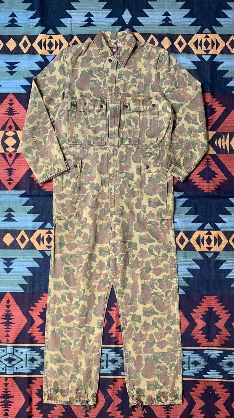 RRL Ralph Lauren RRL Ralph Lauren size M Camouflage jumpsuit Size US 29 - 1 Thumbnail