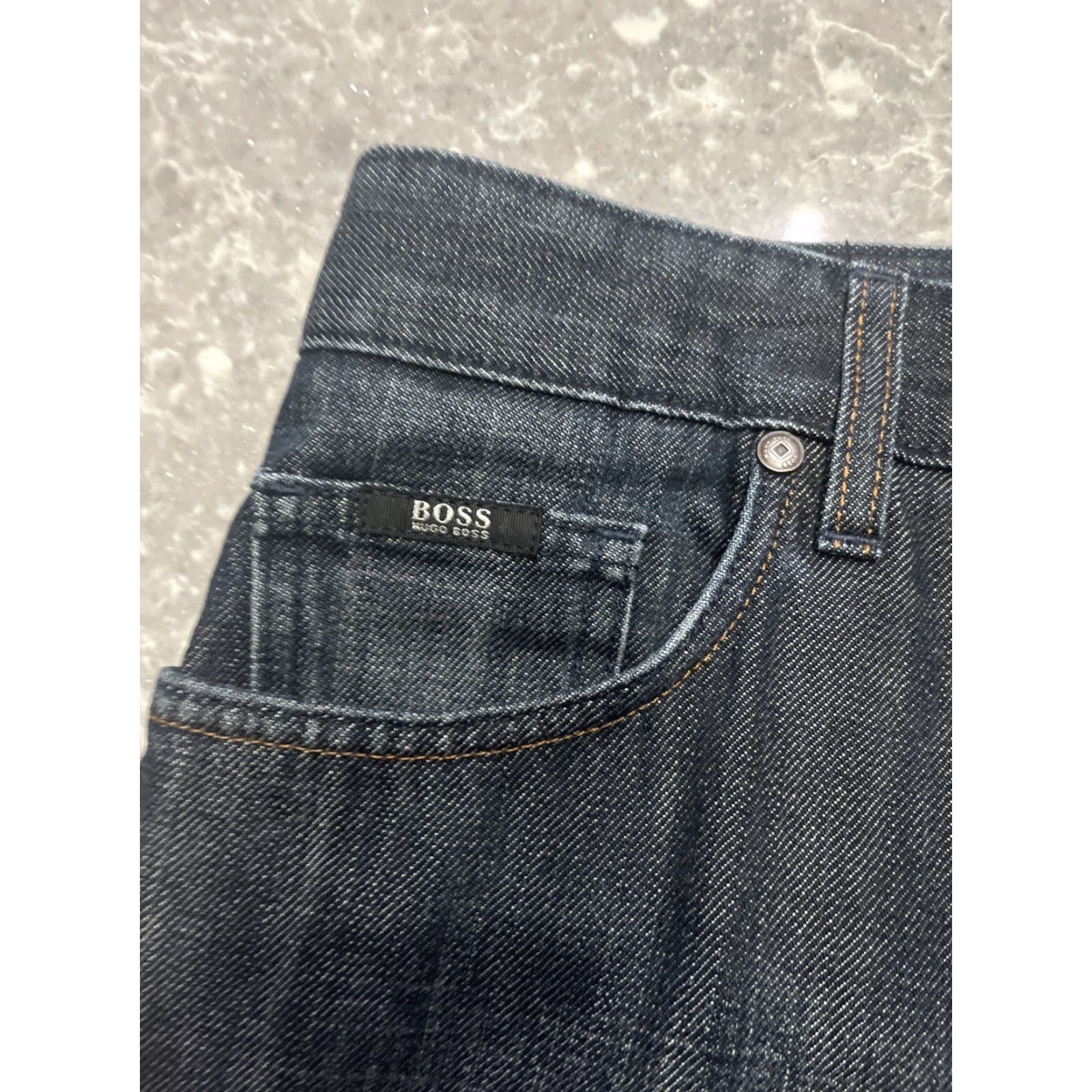 Hugo Boss HUGO BOSS Jeans Mens 38x32 Blue Kansas Zip Fly Regular Fit Size US 38 / EU 54 - 2 Thumbnail