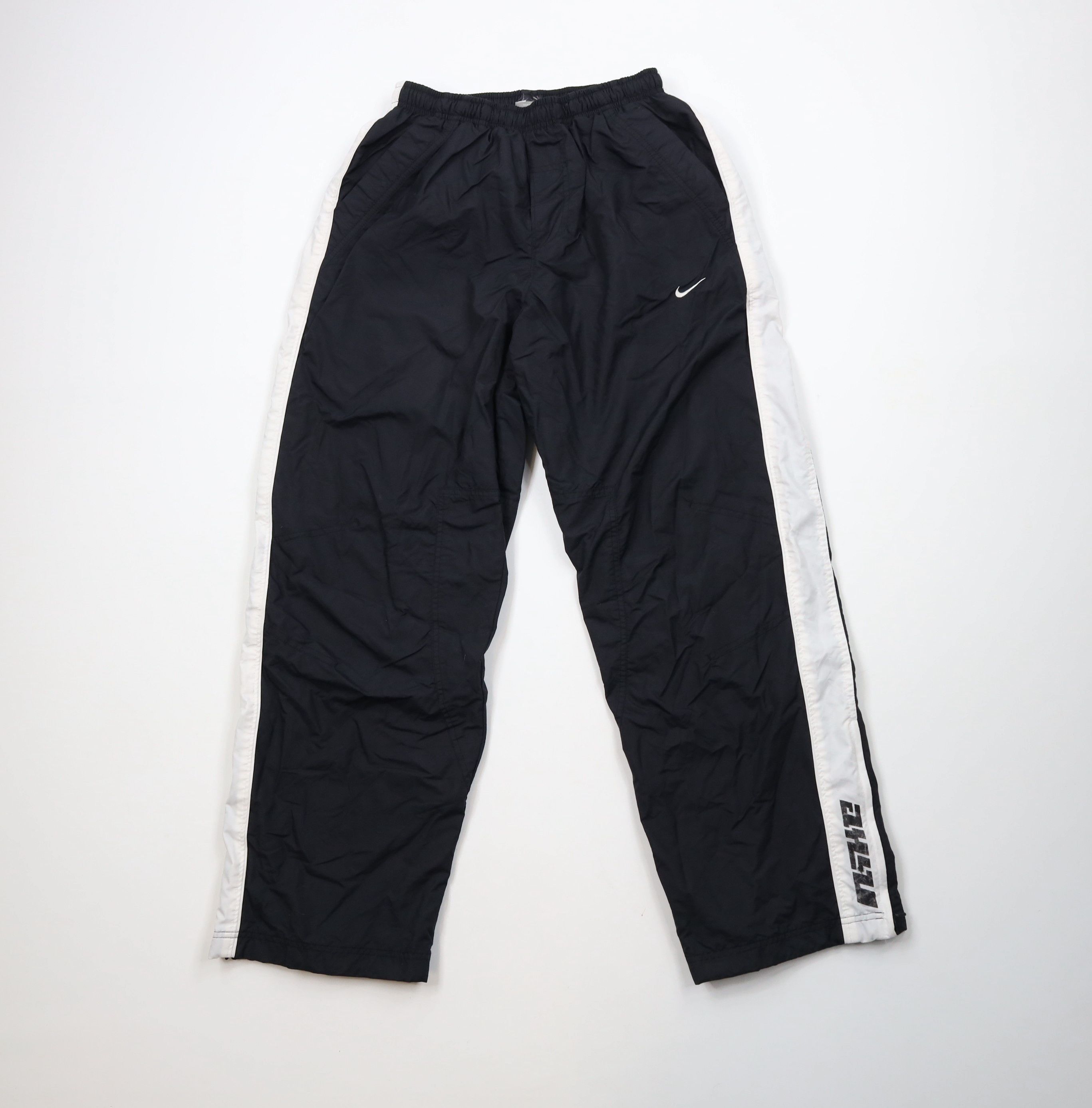 Nike × Vintage Vintage 90s Y2K Nike Scott Mini Swoosh Lined Wide Leg Pants Size US 32 / EU 48 - 1 Thumbnail