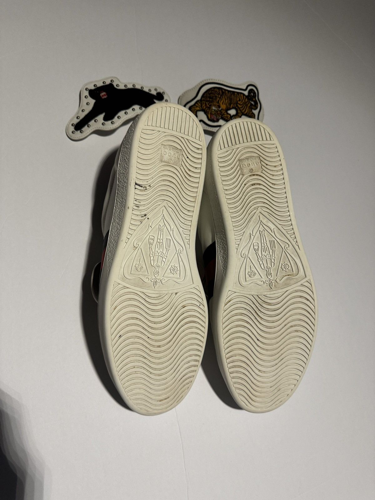 Gucci Gucci Ace Patches Mens Size 12.5G US13 Size US 13 / EU 46 - 5 Thumbnail