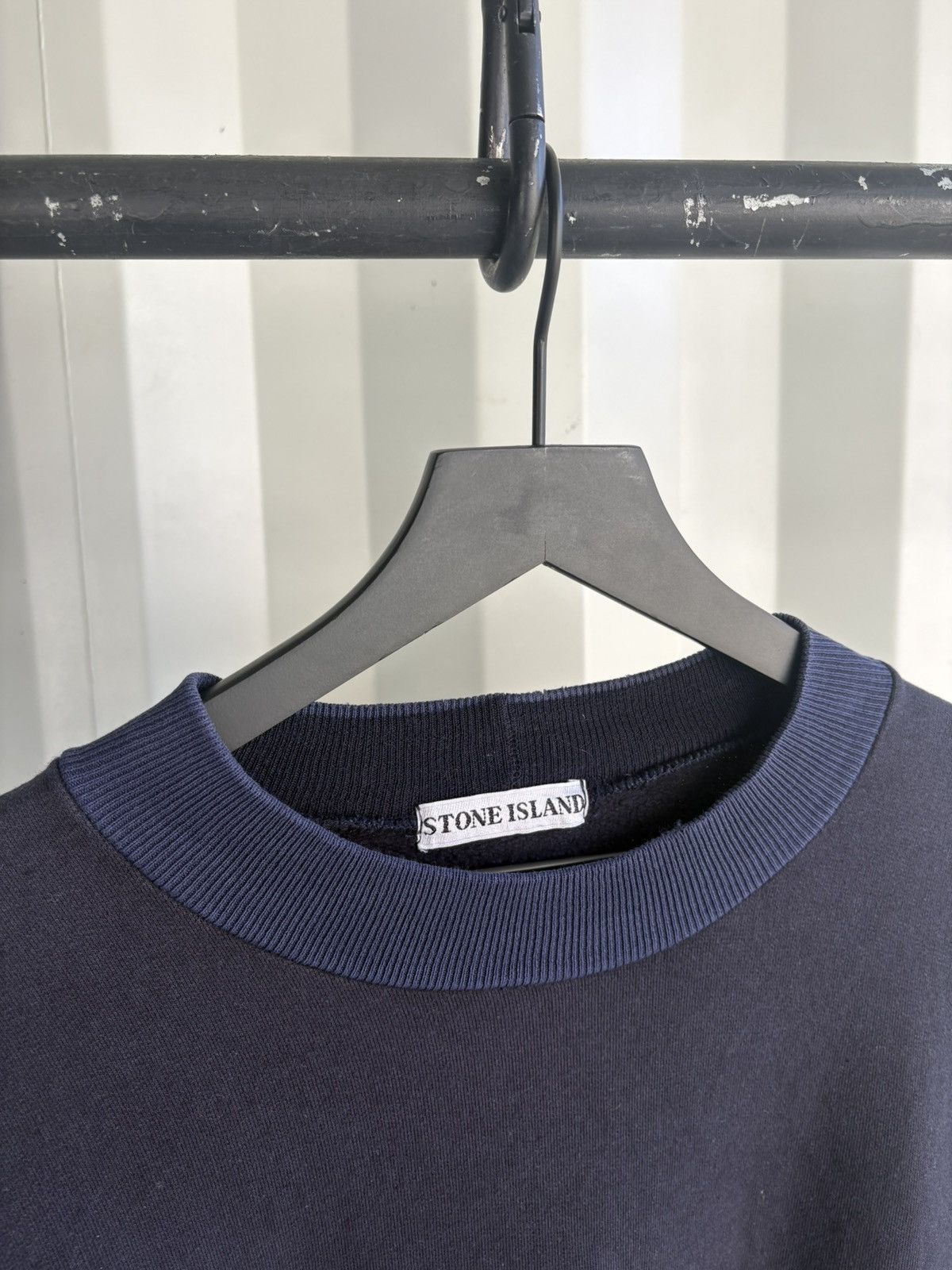Stone Island Vintage Stone Island Faded Sweatshirt Grunge Boxy Size US XL / EU 56 / 4 - 4 Thumbnail
