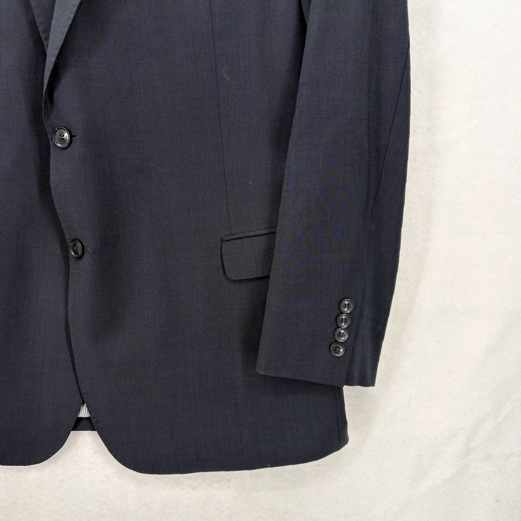 Brooks Brothers Brooks Brothers 346 Blazer Mens 46L Blue Wool Explorer Fitzgerald Fit Sport Coat Size 46R - 3 Thumbnail