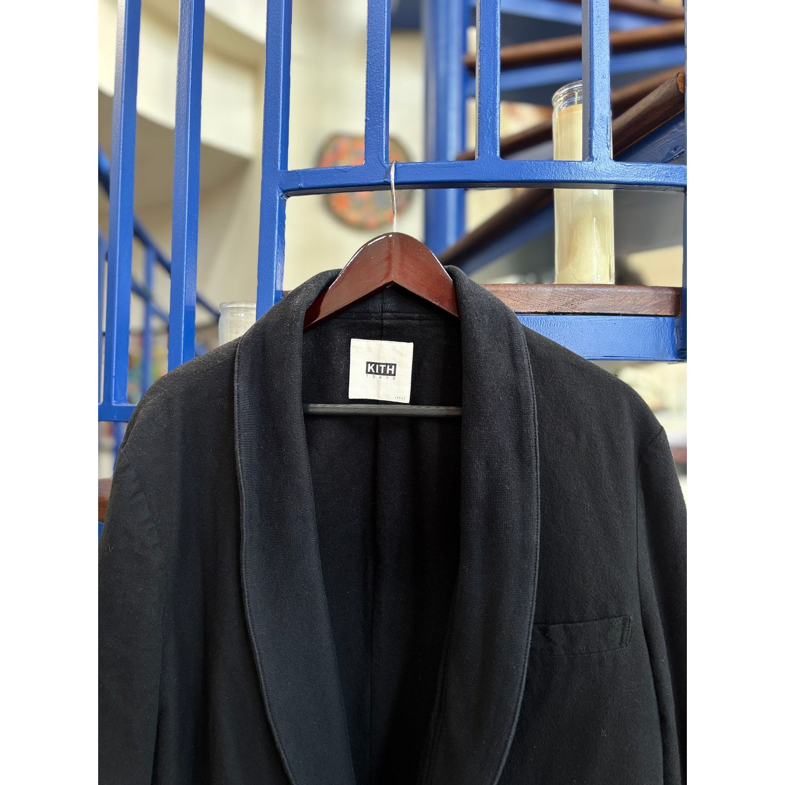 Kith Kith Tokyo Black Tie-Front Jacket Size L Size US L / EU 52-54 / 3 - 3 Thumbnail