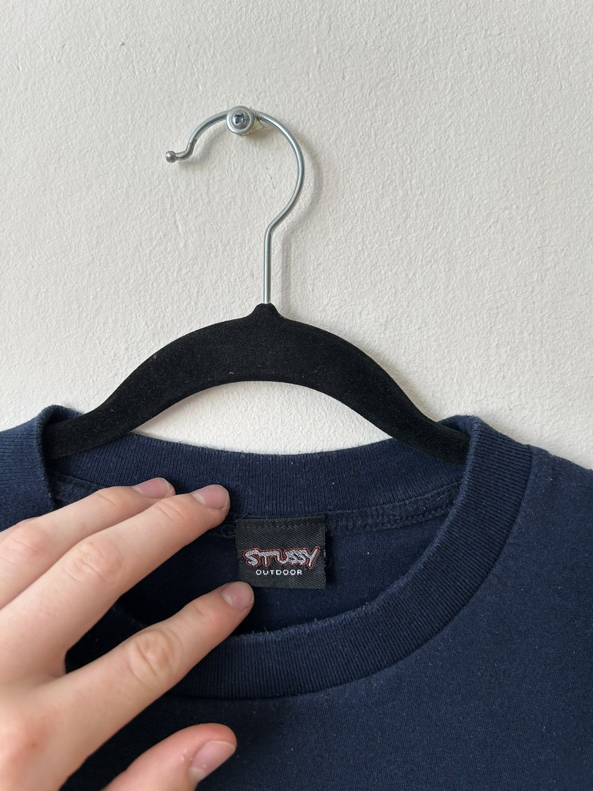 Stussy × Vintage Vintage Stussy Jazz Man Outdoor Logo Tee Shirt Size US M / EU 48-50 / 2 - 5 Thumbnail