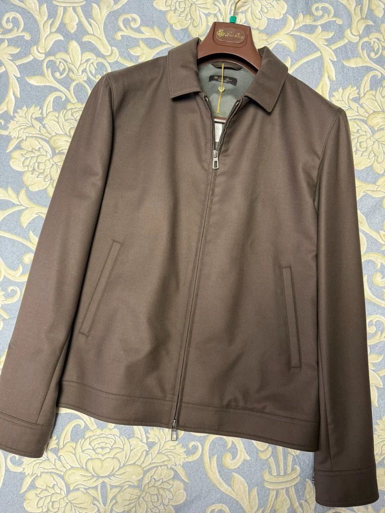 Loro Piana LORO PIANA Men's Black Stone Executive Jacket Size US M / EU 48-50 / 2 - 1 Thumbnail