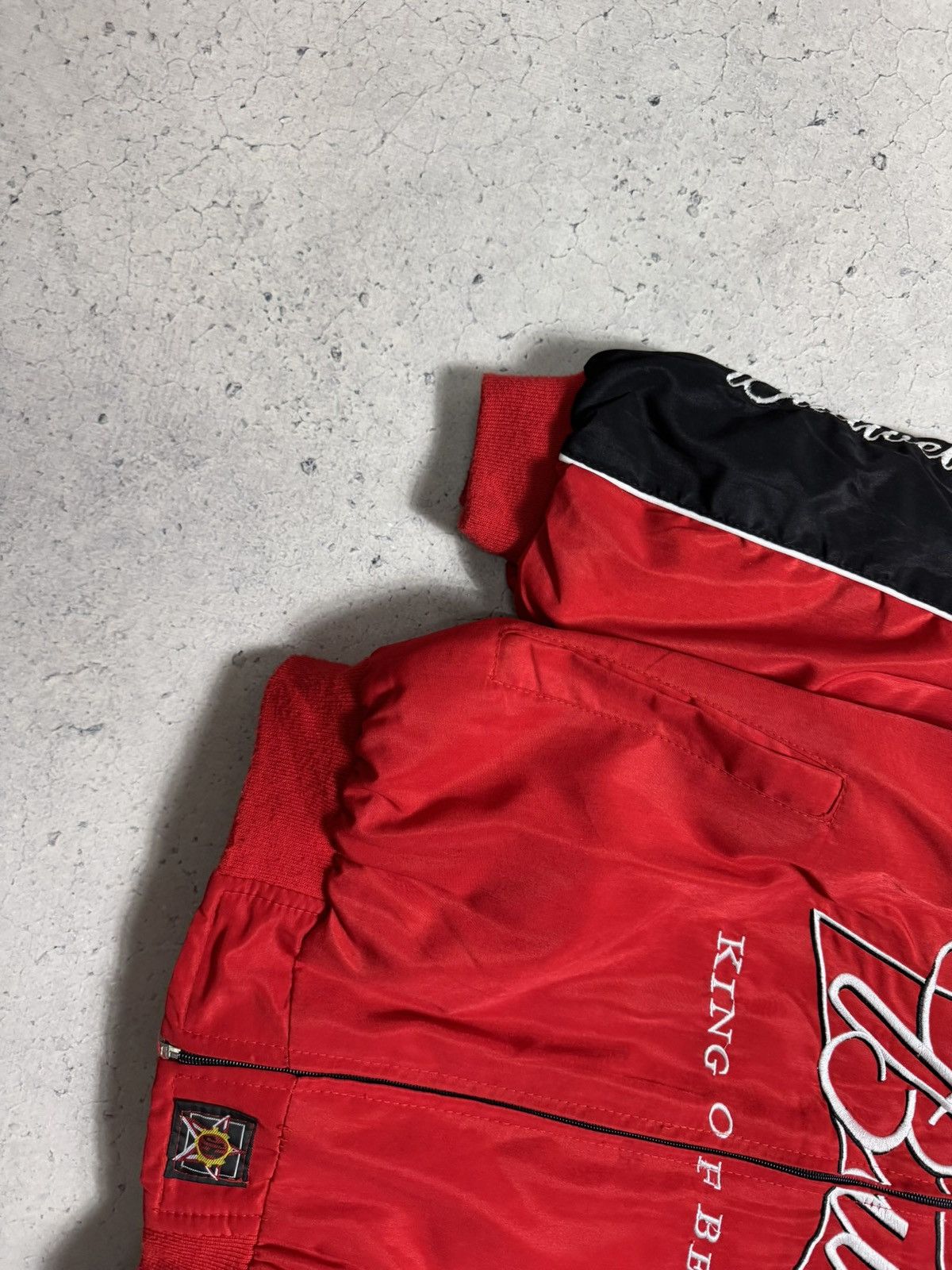 Vintage Bud Racing Nascar Bomber Jacket Size M Red Size US M / EU 48-50 / 2 - 2 Thumbnail