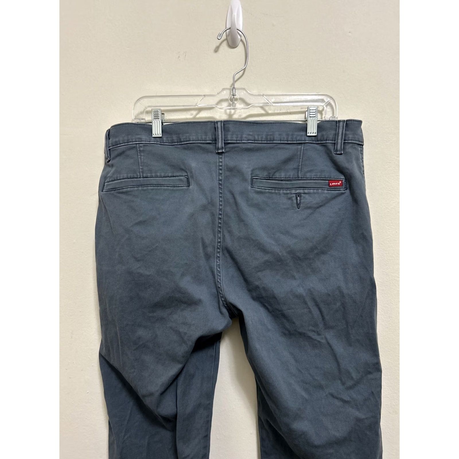 Levi's Levi's Pants Regular Chino Tapered 36x32 Blue Solid Pockets Zip Button Casual Mens Size US 36 / EU 52 - 5 Thumbnail