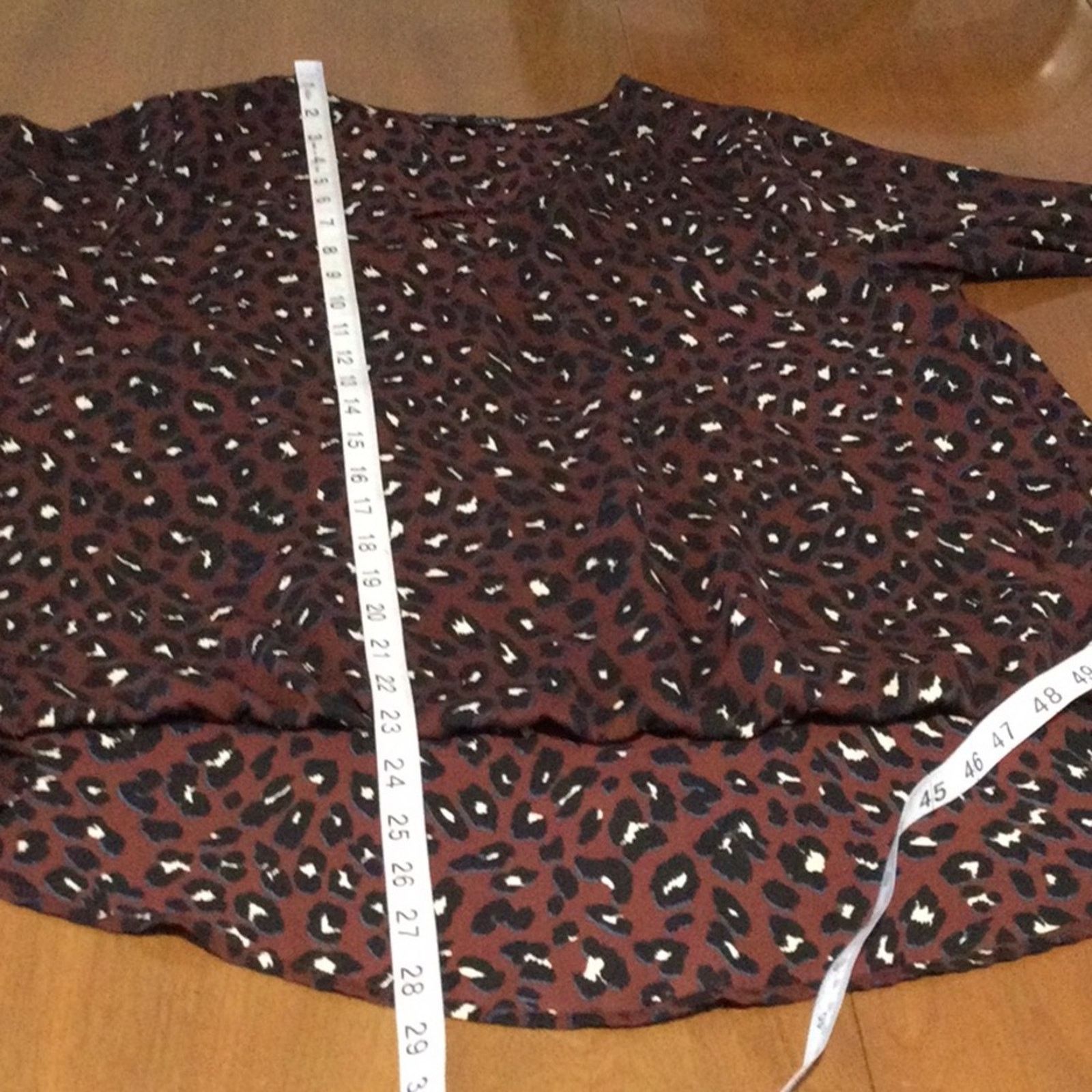 Other West Kei Multicolor Faux Wrap Tie Sleeve Blouse S Size S / US 4 / IT 40 - 15 Thumbnail