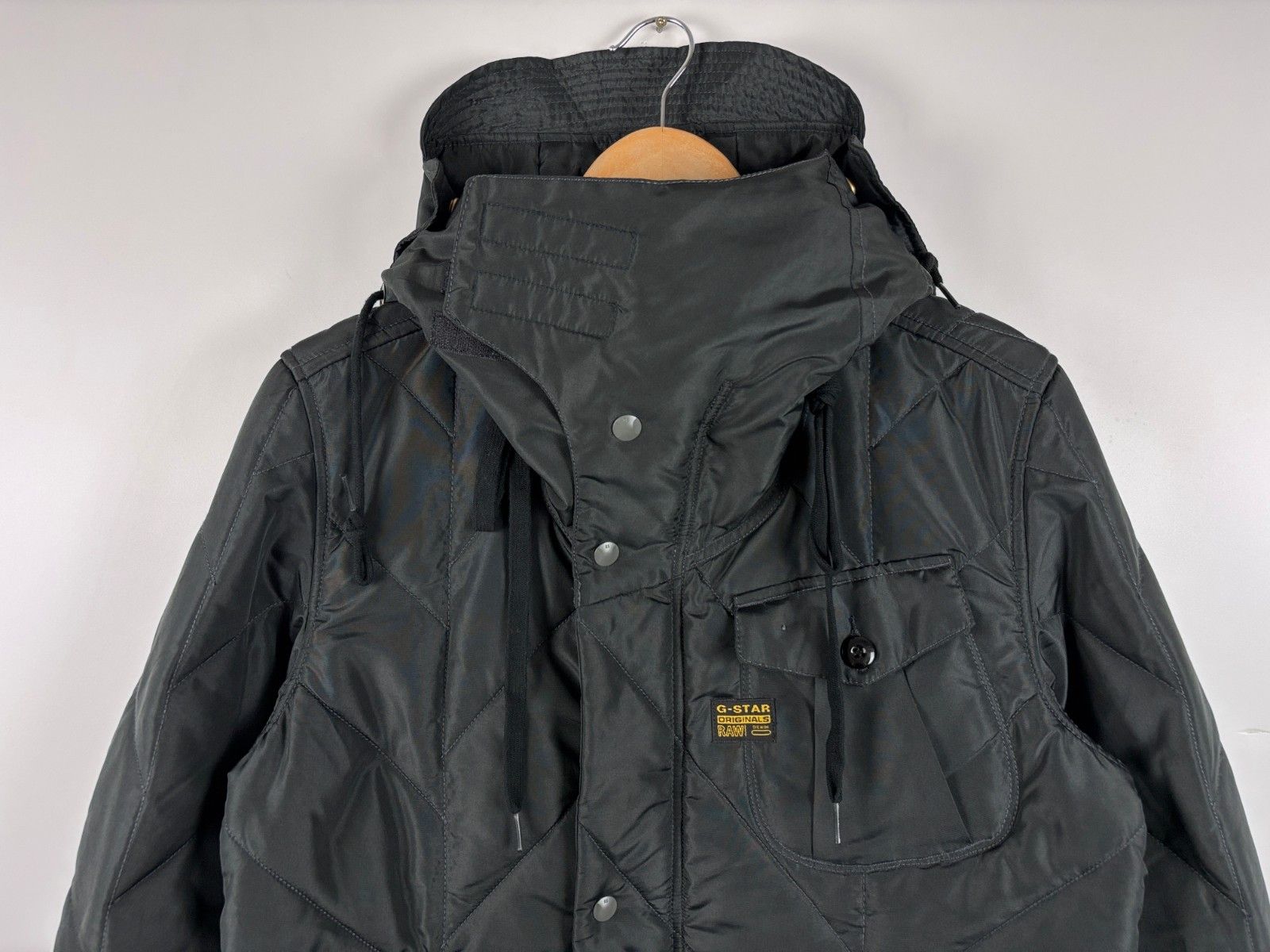 G-Star G-Star CO HDD Overshirt Hooded Quilted Jacket Black Size L Size US L / EU 52-54 / 3 - 2 Thumbnail