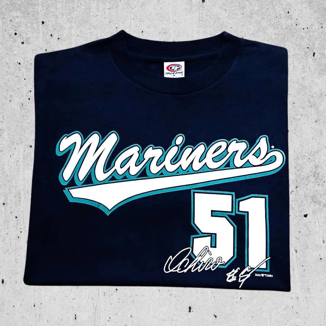 MLB Vintage Ichiro Suzuki Seattle Mariners MLB Tee Shirt Size US M / EU 48-50 / 2 - 5 Thumbnail