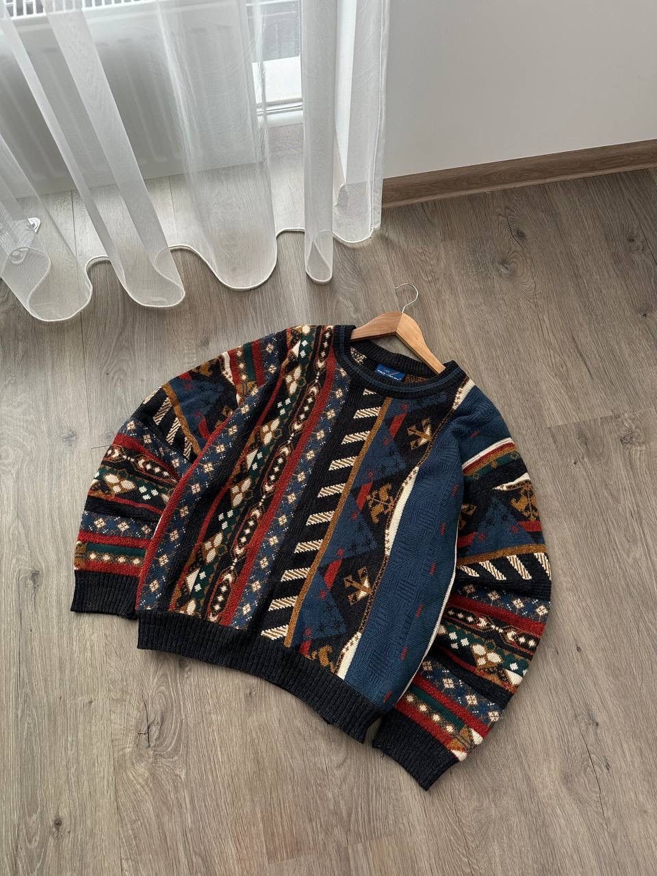Carlo Colucci × Coogi × Vintage Vintage Coogi Style Knit Y2K Style Sweater Size US M / EU 48-50 / 2 - 7 Thumbnail