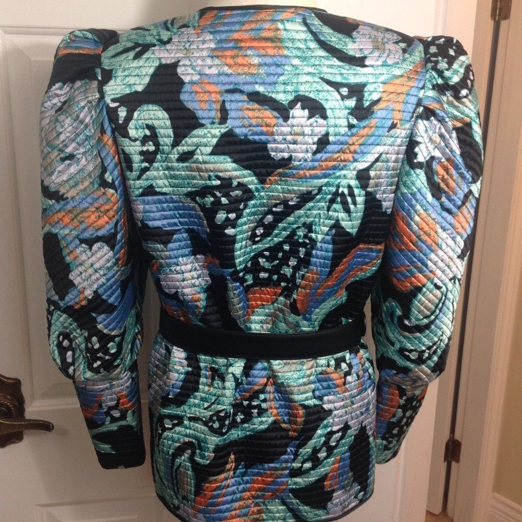 Other Vintage Pierre Labiche 100% Silk Puff Sleeve Jacket S Size S / US 4 / IT 40 - 6 Thumbnail
