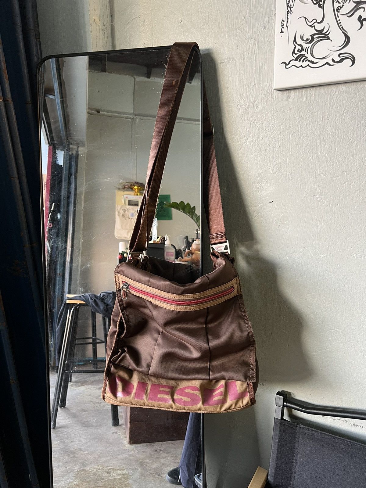 Diesel DIESEL Vintage Shoulder Sling Bag Size ONE SIZE - 1 Thumbnail