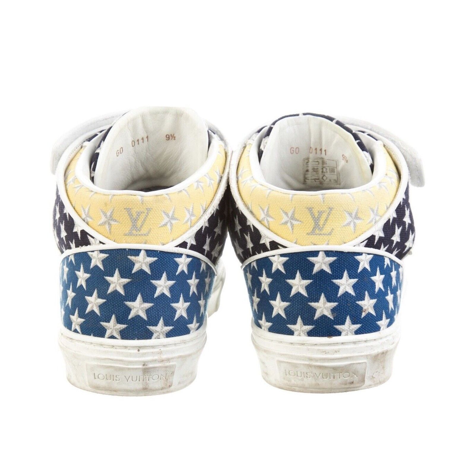 Louis Vuitton Louis Vuitton Acapulco Monogram Blue Stars Sneakers Size 9.5 Size US 9.5 / EU 42-43 - 4 Thumbnail