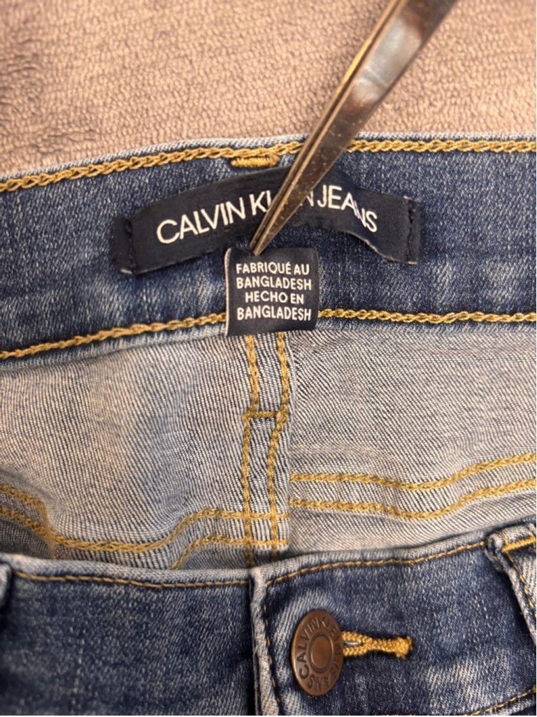 Calvin Klein Women's Calvin Klein Jeans Size 2/26 Blue Denim Size 26" / US 2 / IT 38 - 10 Thumbnail