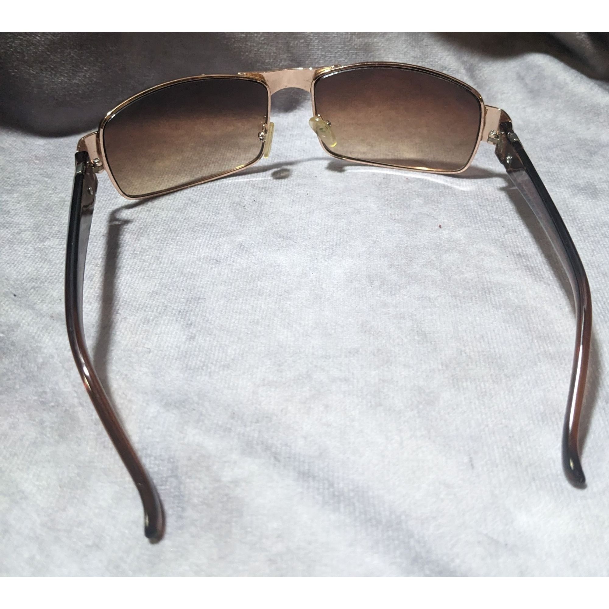 Other NY Sunglasses Gold And Wood Look Aviator Sunglasses Size ONE SIZE - 3 Thumbnail