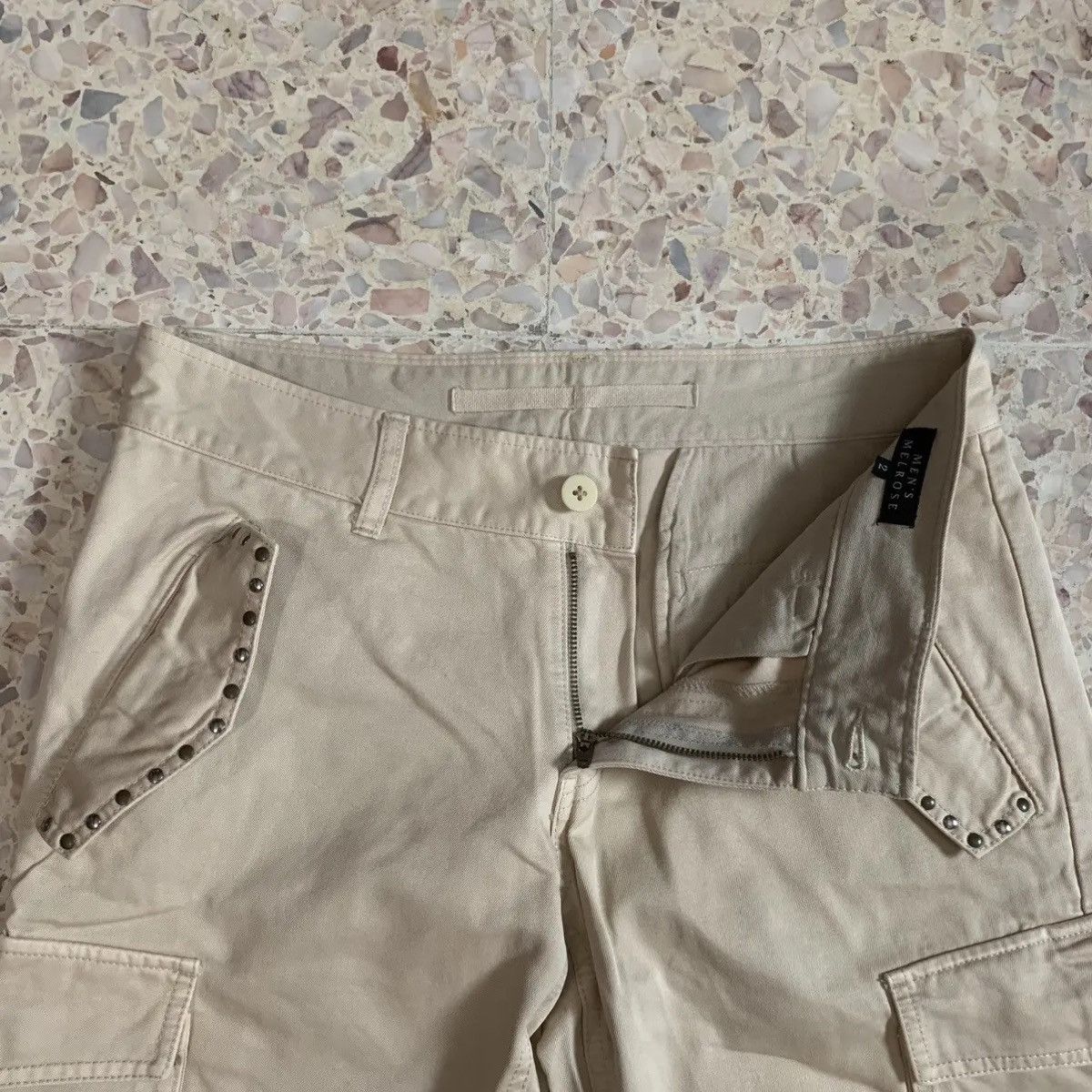 Beauty Beast MEN’s MELROSE UTILITY 31x31 PARACHUTE STUDDED TROUSERS CARGO Size US 31 - 5 Thumbnail