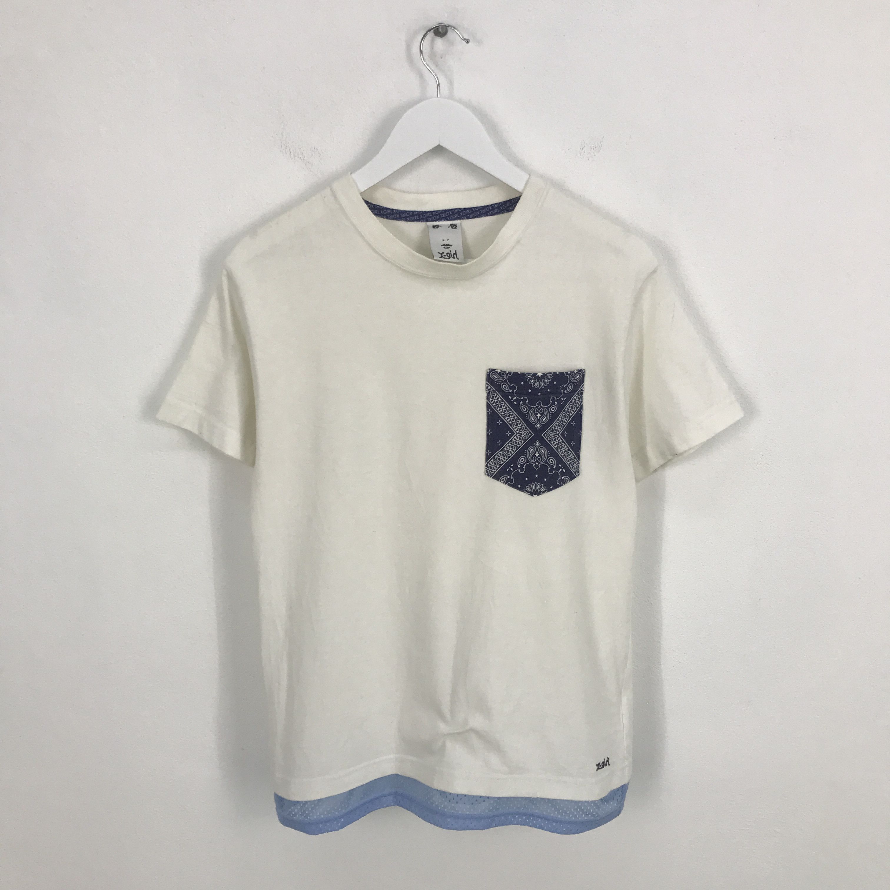 Japanese Brand × X-Girl Rare x-girl japan Single pocket t-shirt Size M / US 6-8 / IT 42-44 - 1 Thumbnail