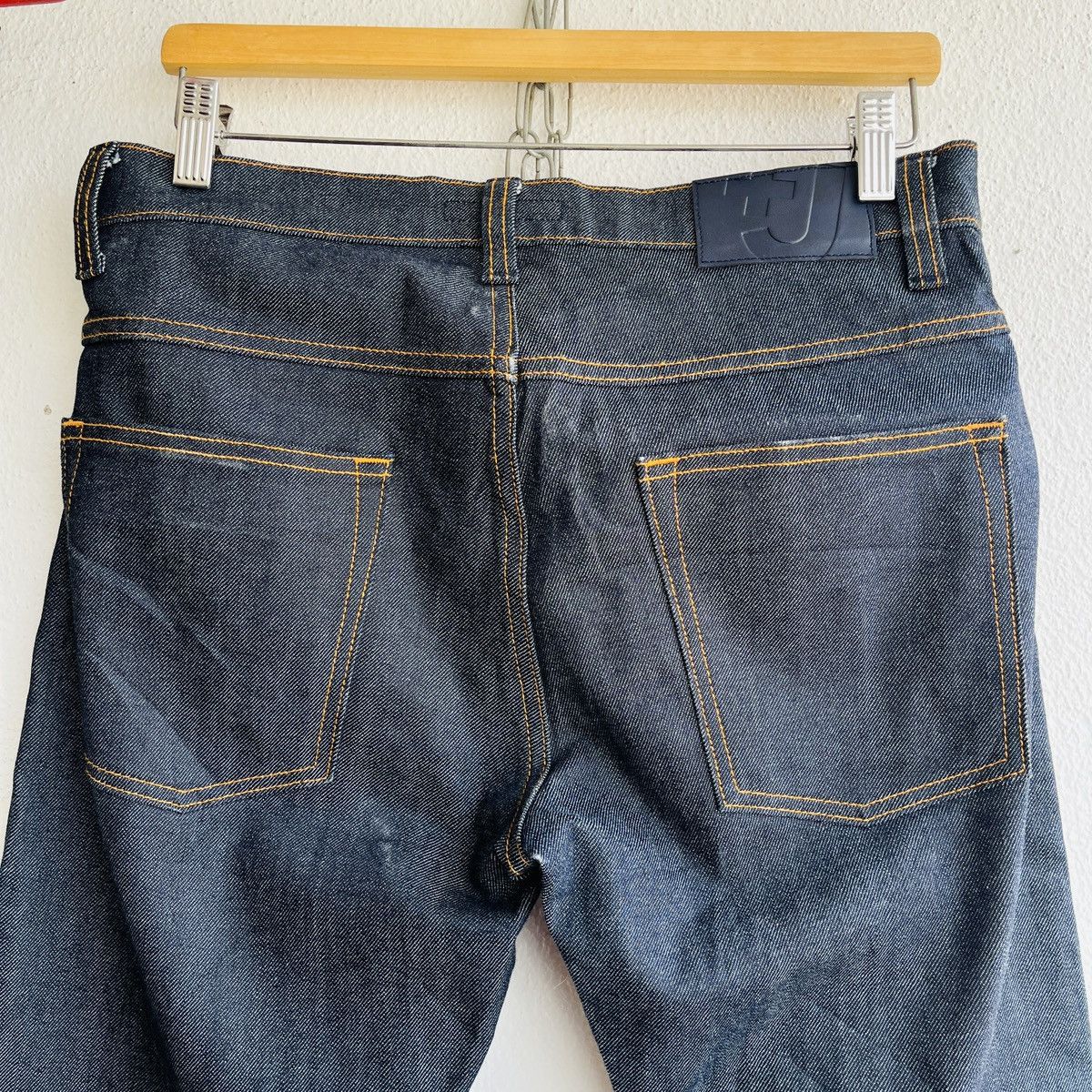 Raf Simons Grails Jil Sander Raf Simons Black Redline Selvedge Jeans Size US 31 - 22 Thumbnail