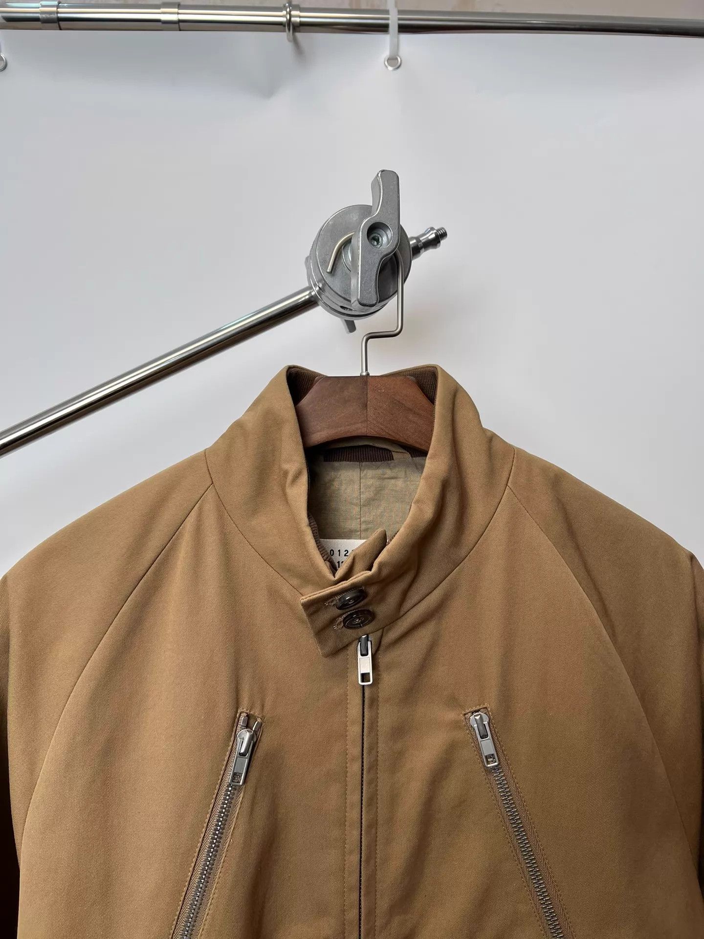 Maison Margiela Maison Margiela 18aw 3-zip khaki pink colorblocked jacket Size US S / EU 44-46 / 1 - 3 Thumbnail