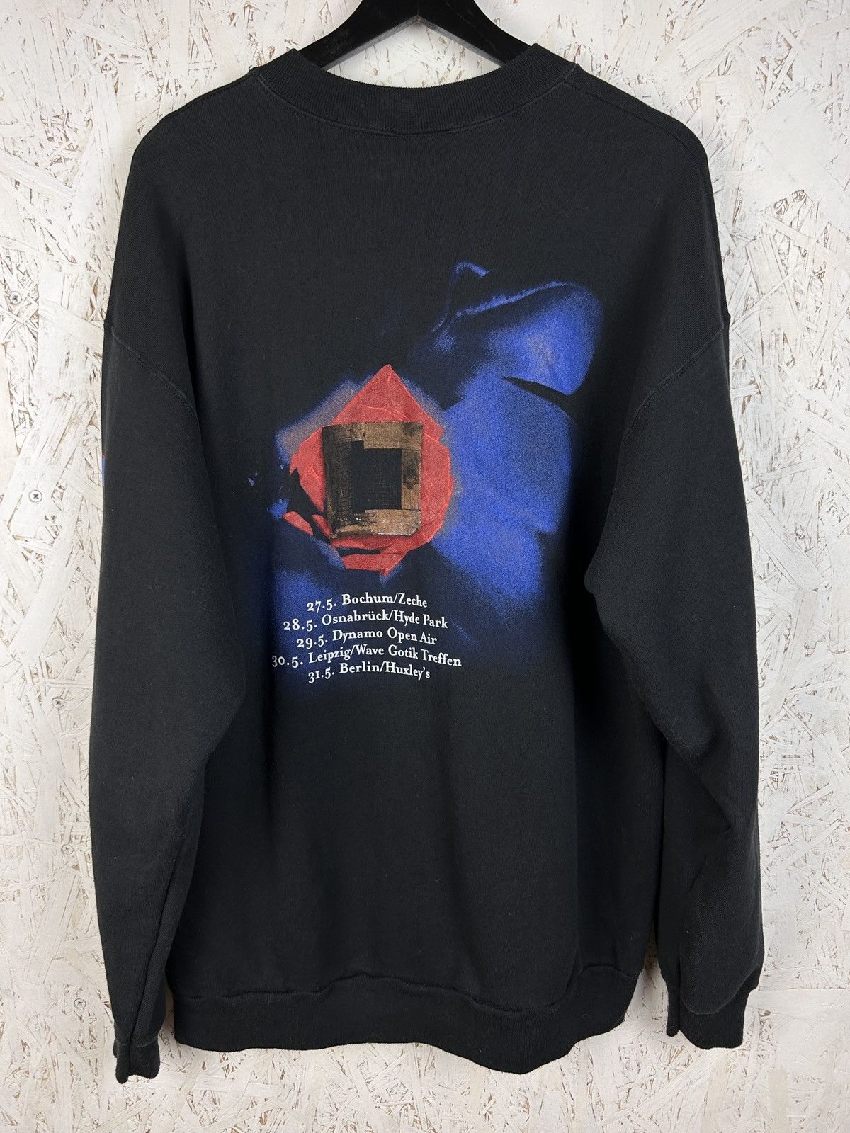 Band Tees 90s Vintage Theatre Of Tragedy - Aegis Tour Metal Sweatshirt Size US XL / EU 56 / 4 - 5 Thumbnail