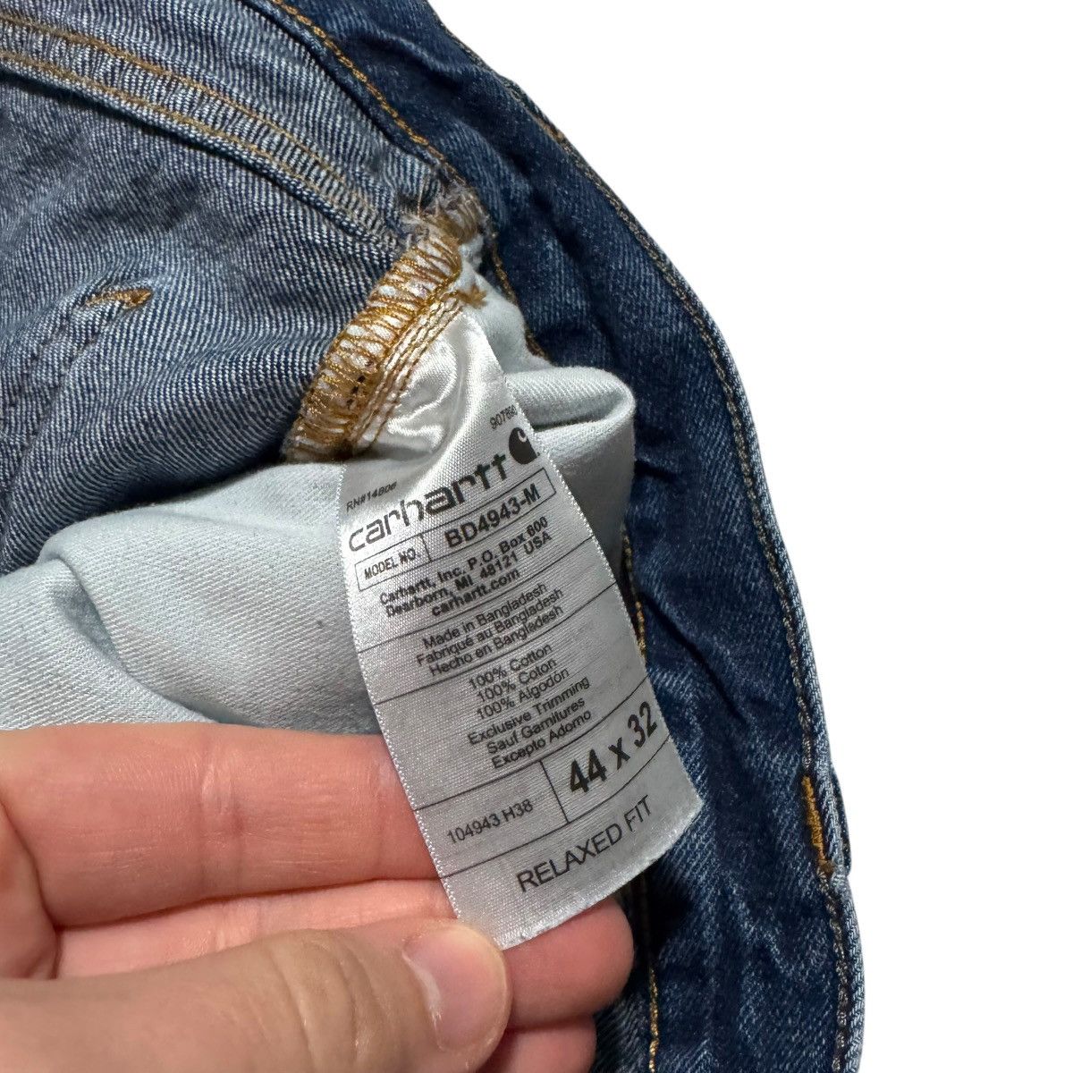 Carhartt Carhartt Relaxed Fit Bootcut Cotton Jeans Men's 44x31 Size US 44 / EU 60 - 6 Thumbnail