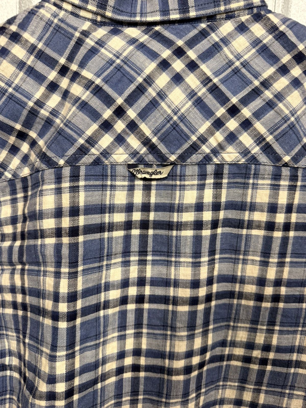 Wrangler Vintage Wrangler Western Plaid Button Up Cowboy usa Shirt Size US XL / EU 56 / 4 - 8 Thumbnail