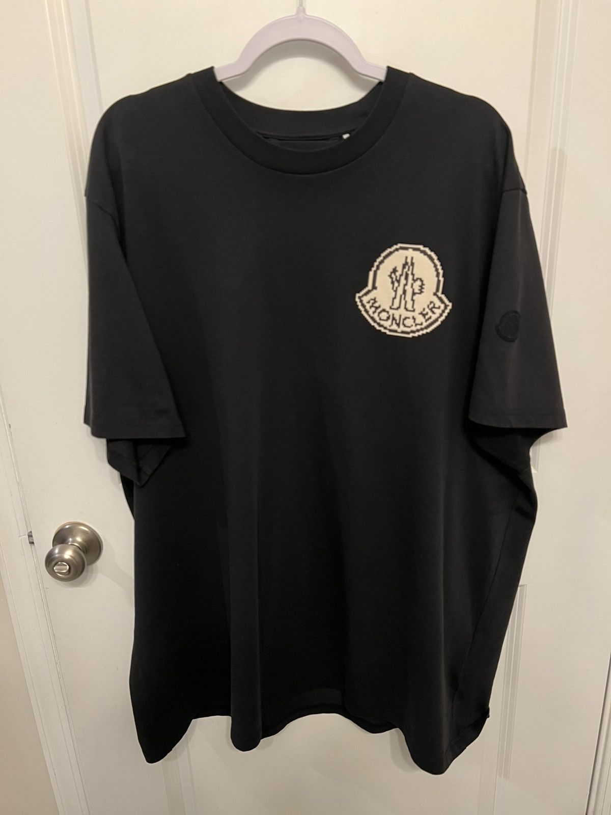 Moncler Moncler Pixelated Logo T Shirt Size US XXL / EU 58 / 5 - 1 Thumbnail