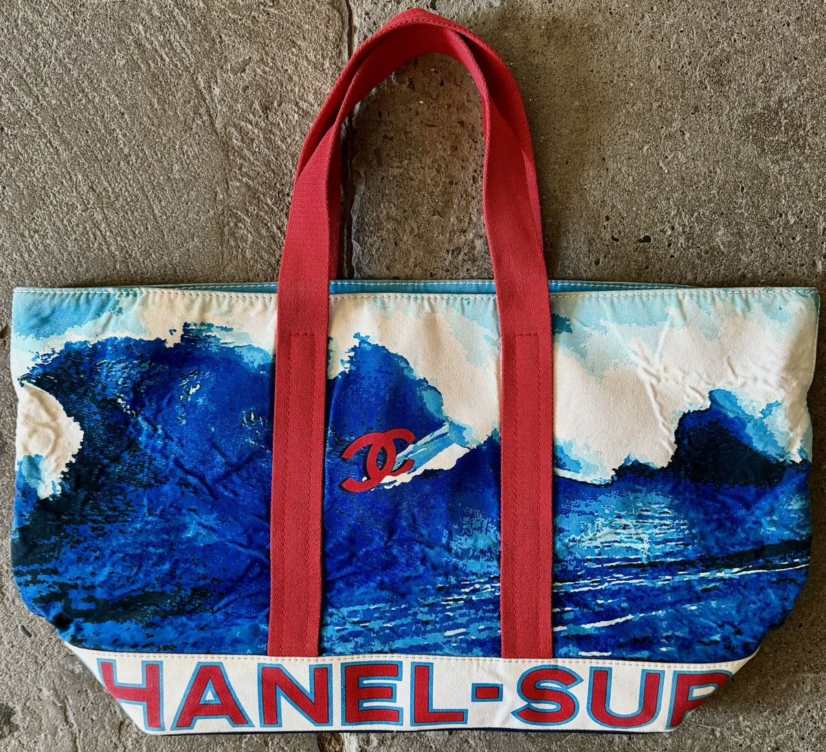 Chanel Chanel - Karl Lagerfeld - SS2002 Surf XL Tote Bag Size ONE SIZE - 19 Thumbnail