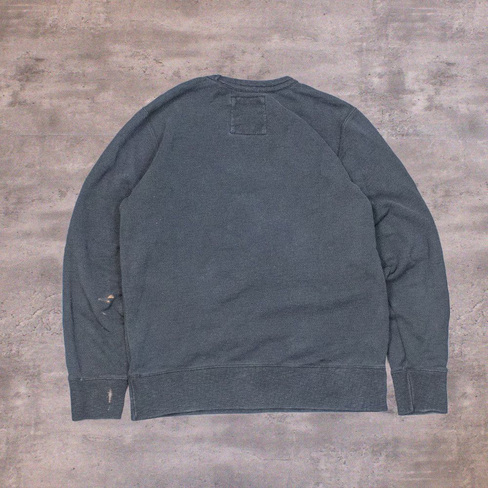 Japanese Brand Frank & Marshall University Chain Stitch Crewneck Sweater Size US M / EU 48-50 / 2 - 2 Thumbnail