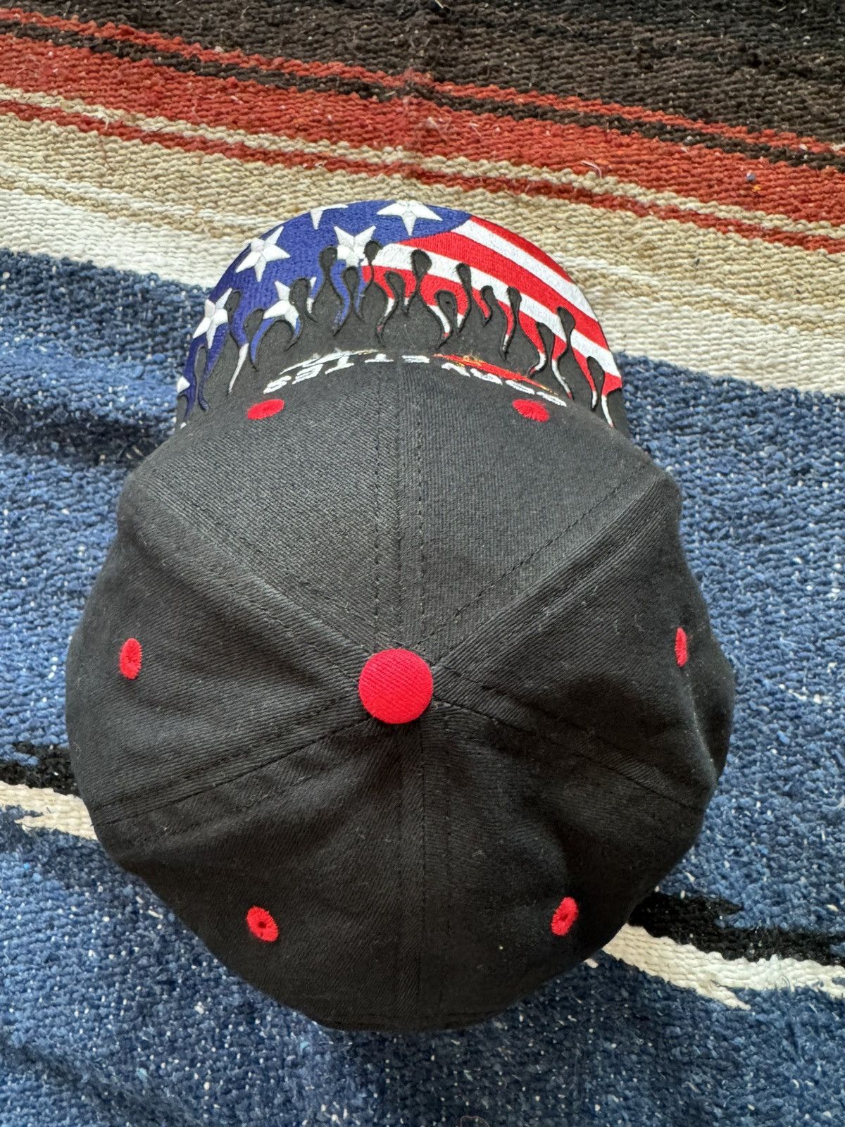 Vintage Corvettes SoCal American flag hat Rare Size ONE SIZE - 5 Thumbnail
