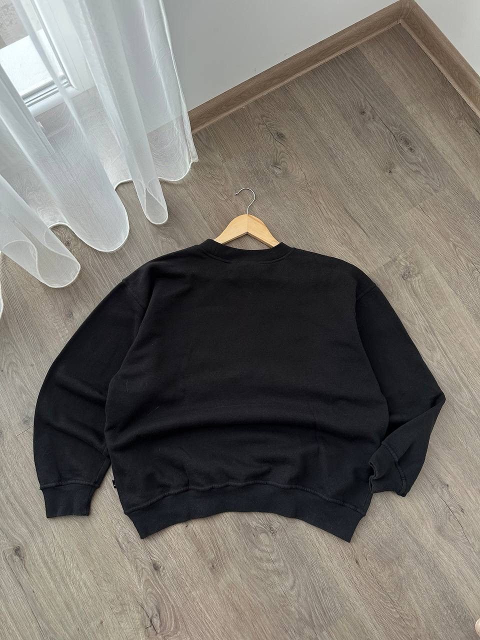 Adidas × Vintage Vintage Adidas Black Sweatshirt Center Logo Size US S / EU 44-46 / 1 - 8 Thumbnail