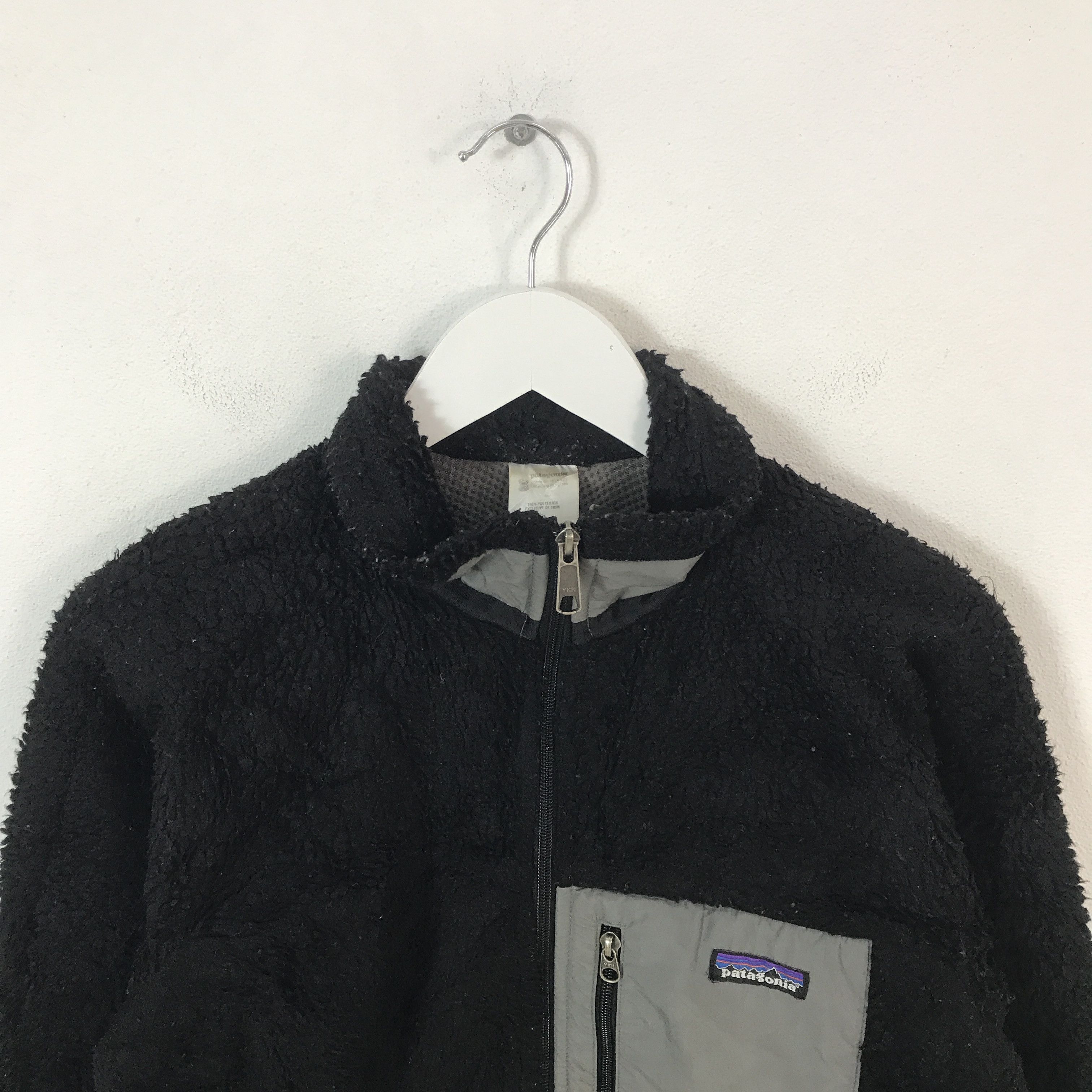 Patagonia Vtg patagonia black Fleece jacket Size US XS / EU 42 / 0 - 2 Thumbnail