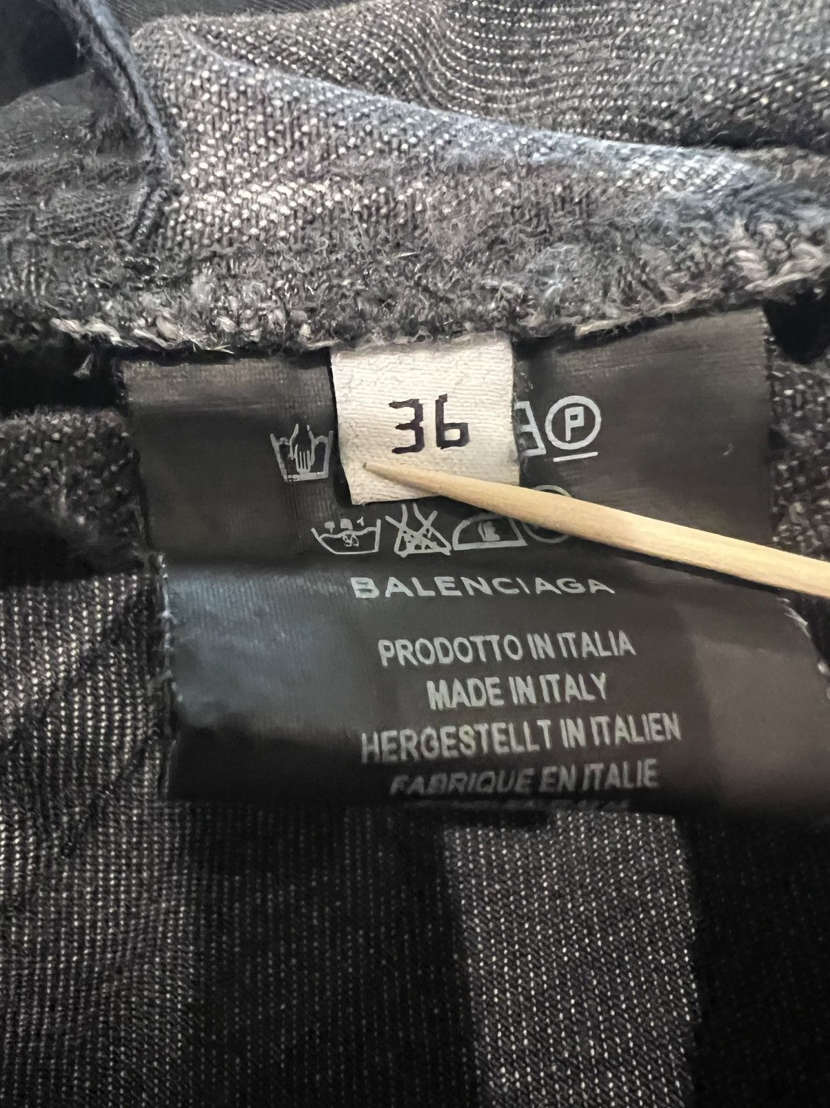 Balenciaga Balenciaga Black Denim Jeans Size US 36 / EU 52 - 6 Thumbnail