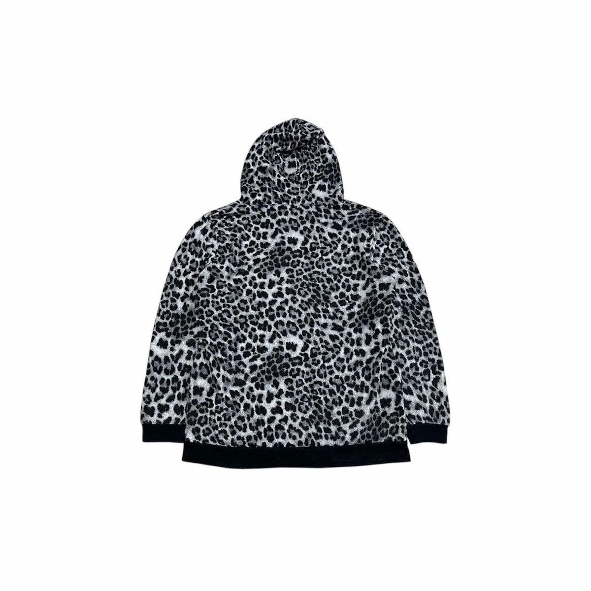Hysteric Glamour × Japanese Brand × Seditionaries 🔥Sick Y2K Semantic Design Zip Hoodie Black Leopard Goth Punk Size US L / EU 52-54 / 3 - 8 Thumbnail