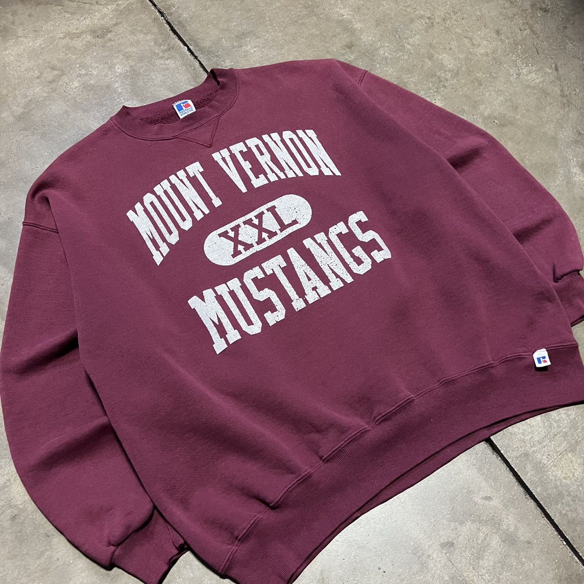 Russell Athletic Vintage 90s Russell Athletic Crewneck Sweatshirt USA Boxy Size US XL / EU 56 / 4 - 2 Thumbnail