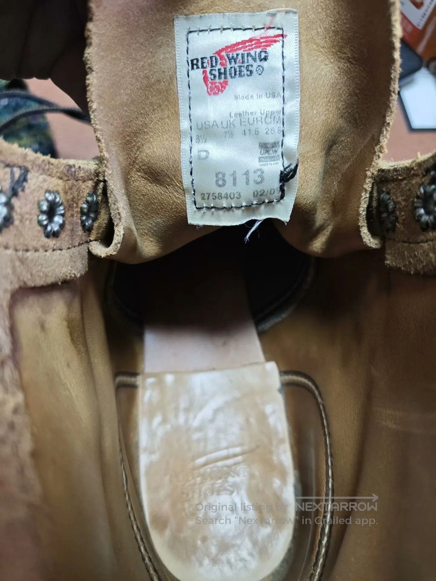 Red Wing Red Wing 8113 Caramel Suede Boot. Size US 8.5 / EU 41-42 - 9 Thumbnail