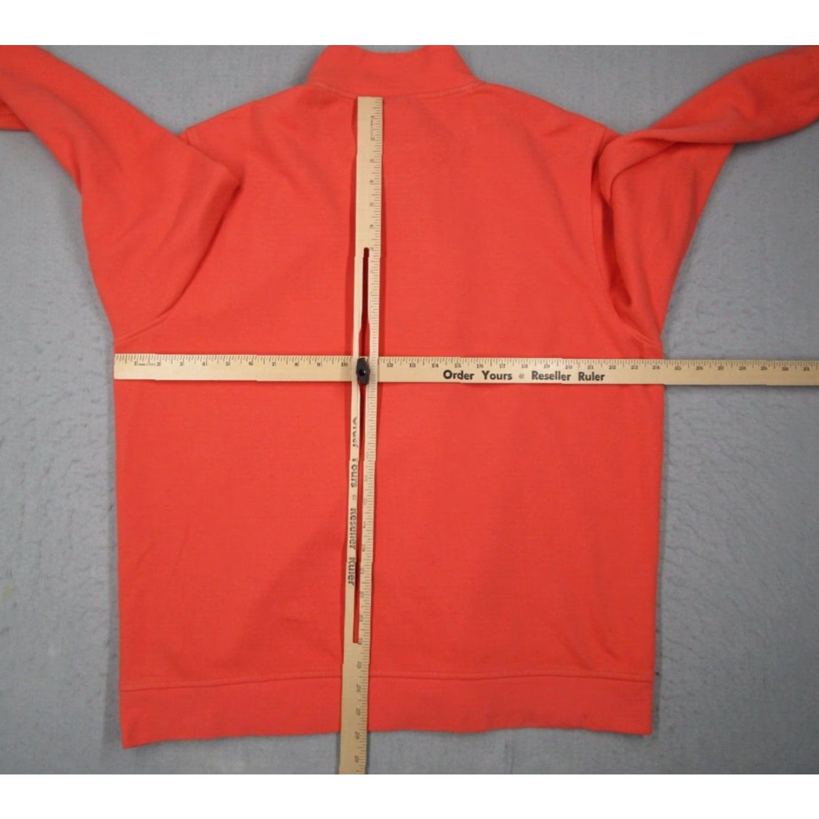 Brooks Brothers VINTAGE Brooks Brothers Men's Sweater 1/4 Zip Pullover Knit Casual Golf Fall Winter Orange XL Size US XXL / EU 58 / 5 - 6 Thumbnail
