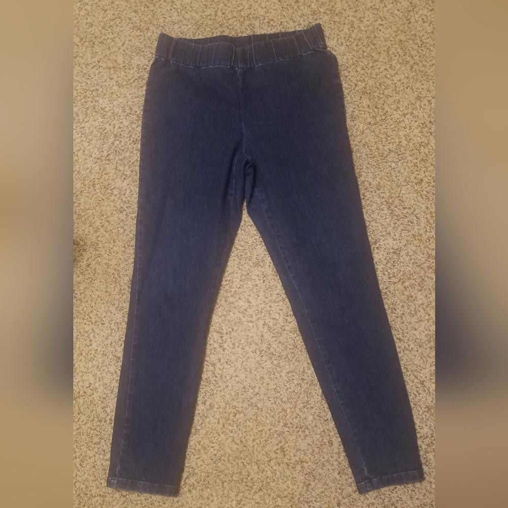 Designer Soft Surroundings Women's Blue Jeans Size Medium Size 32" / US 10 / IT 46 - 2 Thumbnail
