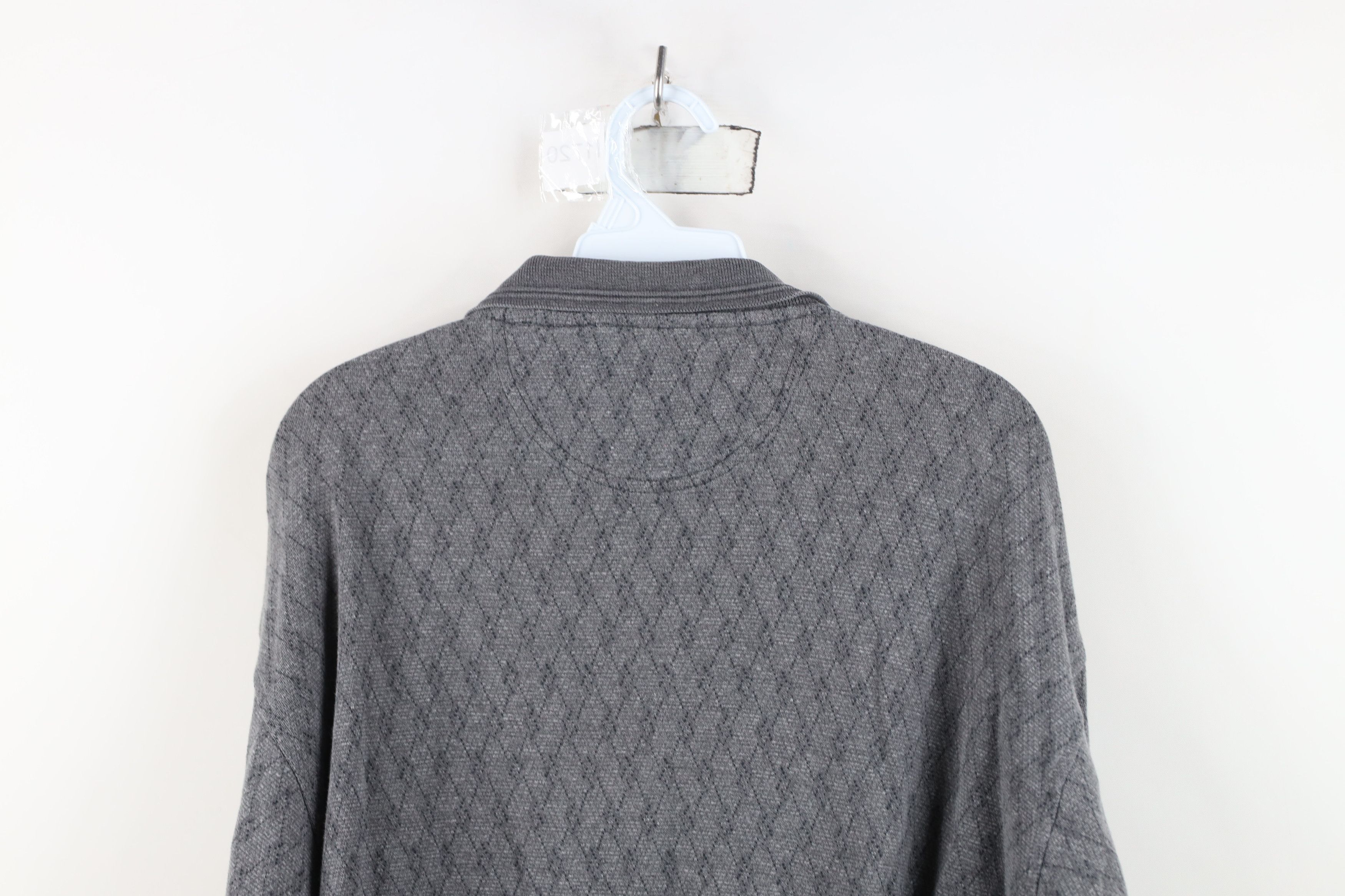 Vintage Vintage Streetwear Diamond Knit Long Sleeve Rugby Polo Size US L / EU 52-54 / 3 - 11 Thumbnail