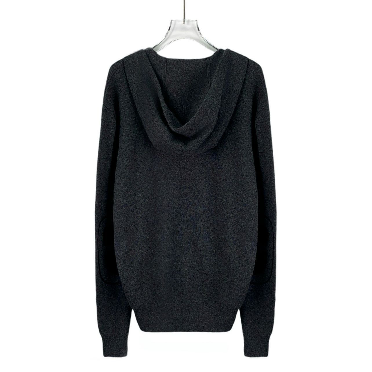 Hermes Hermes Deep Grey 100% Cashmere Hooded Zipper Cardigan W/ Lam Size US S / EU 44-46 / 1 - 8 Thumbnail
