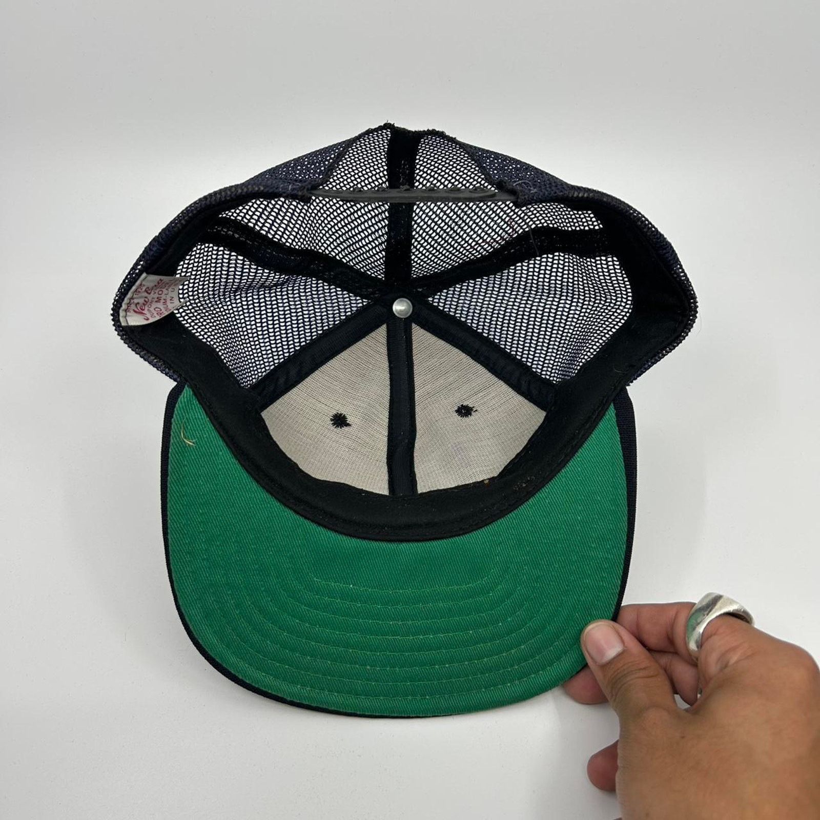 New Era VTG 80s New Era Navy blue and white Marines snapback hat Size ONE SIZE - 5 Thumbnail