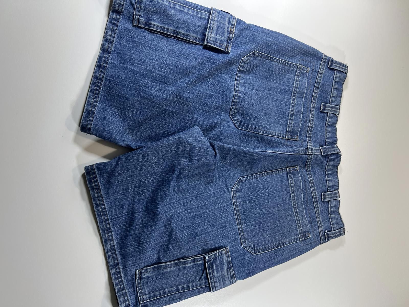 Wrangler Wrangler vintage Blue Denim Cargo Shorts 34 Size US 34 / EU 50 - 9 Thumbnail