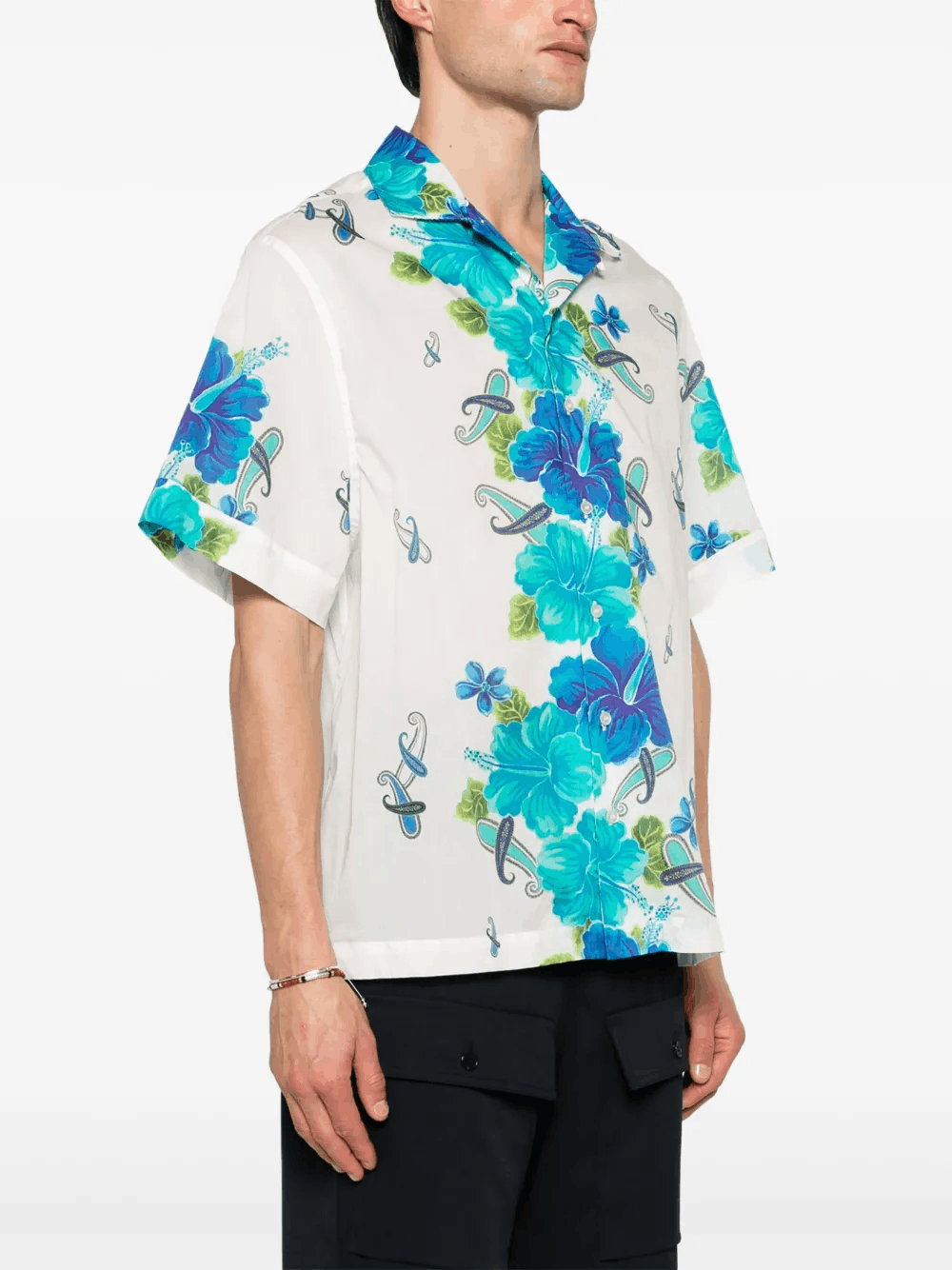 Other Floral-Print Cotton Shirt | White Size US S / EU 44-46 / 1 - 3 Thumbnail