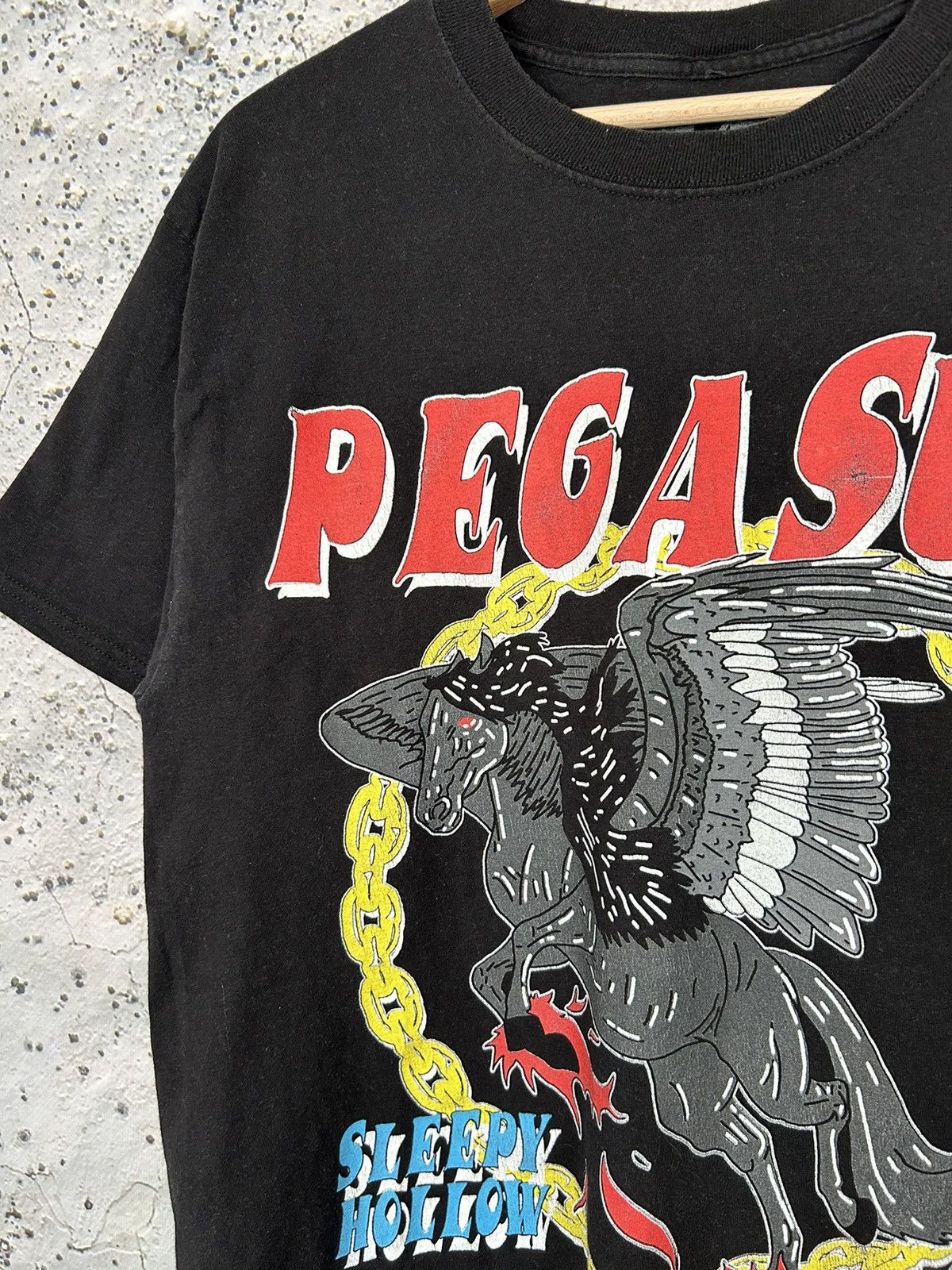 Vintage Vintage Pegasus Streetwear Opium Grunge Rock Punk Tee Size US M / EU 48-50 / 2 - 3 Thumbnail